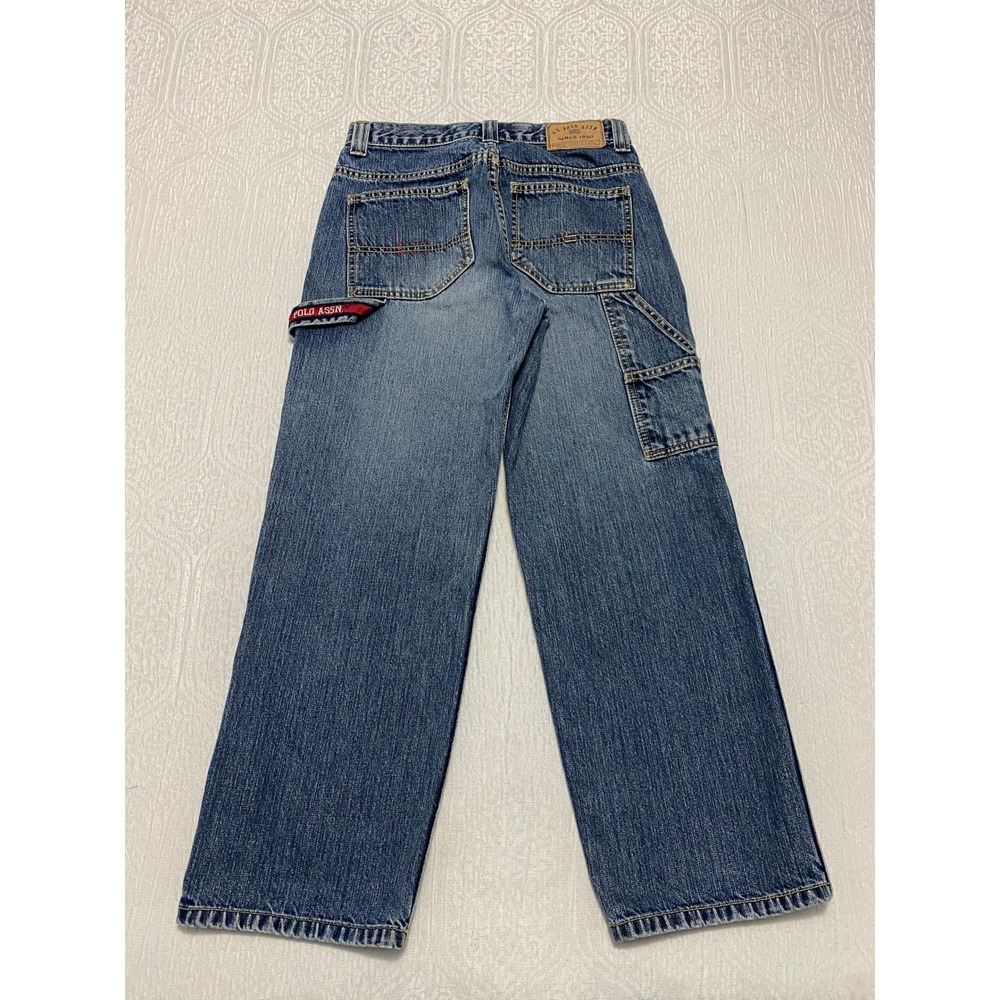 US Polo Assn Boys Carpenter Jeans Size 14 Vintage Wide‎ Leg